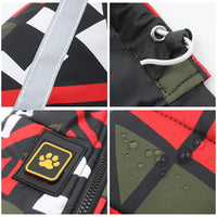 "Premium Waterproof Dog Jacket – Reflective & Warm Winter Coat for Large Breeds - Perfect for Labradors, Pugs, & More!"