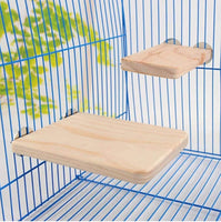 Wooden Birdcage Perches Set for Parrots and Small Pets