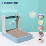 5-in-1 Reversible Cat Scratcher Cardboard Toy and Furniture Protector