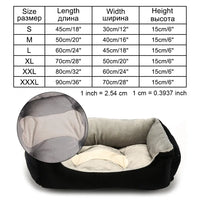 Luxurious Winter Pet Bed Collection - Ideal for Dogs and Cats of All Sizes