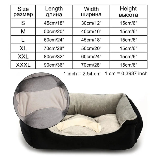 Luxurious Winter Pet Bed Collection - Ideal for Dogs and Cats of All Sizes