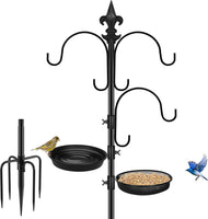 89-Inch Deluxe Bird Feeding Station Kit - Attract More Birds with Multi-Feeder Hanging Setup, Bird Bath, and Planter Hanger