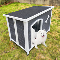 "Ultimate Weatherproof Dog House - Perfect for Dogs of Any Size!"