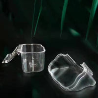 No-Mess Transparent Parrot Feeder with Bird Cage        