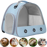 "Ultimate Portable Travel Carrier for Small Pets - Guinea Pig, Hamster, Bearded Dragon & Birds - Clear View Design for Outdoor & Vet Trips!"