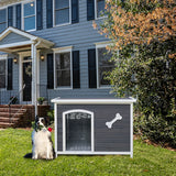 "Ultimate Weatherproof Dog House - Perfect for Dogs of Any Size!"