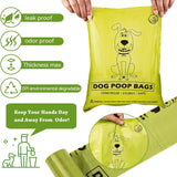 Professional title: "270-Count Dog Waste Bags with Dispenser - Leak-Proof, Extra Thick, Strong for Dogs and Cats - Ideal for Outdoor Puppy Walking"