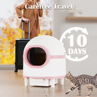 Self-Cleaning Cat Litter Box, with APP Control Odor.              