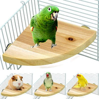 Wooden Birdcage Perches Set for Parrots and Small Pets