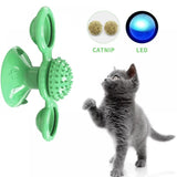 Interactive Cat Toy Turntable with Chew Options for Indoor Cats