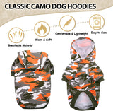 "Cozy Camo Dog Hoodie - Warm & Stylish Sweatshirt with Pocket for All Sizes!"