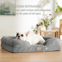 Premium Waterproof Orthopedic Dog Bed for Medium Dogs 