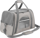 Small Pet Travel Carrier - Airline Approved, Collapsible, Soft-Sided - Ideal for Cats and Small Dogs