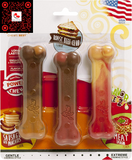 Original Power Chew Dog Toy, Durable Chew for Aggressive Chewers, Bacon & Chicken Flavor