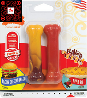 Original Power Chew Dog Toy, Durable Chew for Aggressive Chewers, Bacon & Chicken Flavor