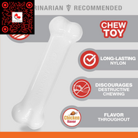 Original Power Chew Dog Toy, Durable Chew for Aggressive Chewers, Bacon & Chicken Flavor