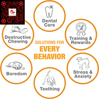 Original Power Chew Dog Toy, Durable Chew for Aggressive Chewers, Bacon & Chicken Flavor