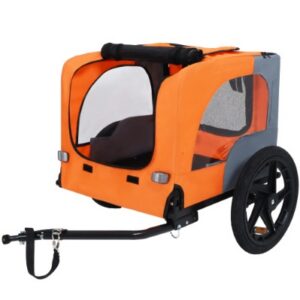 Heavy-Duty Collapsible Dog Bike Trailer